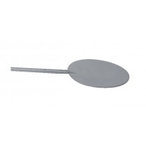 Pelle à enfourner ronde, en inox, Ø 400 mm