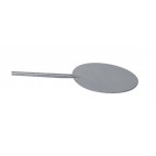 Pelle à enfourner ronde, en inox, Ø 400 mm