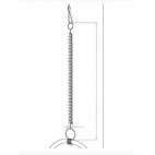 Robinetterie cuisine, douchette suspendue , L  2000 mm