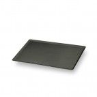 Plaque pâtissière en aluminium 15/10ème, revêtement téflonné, bord pincés à 45°