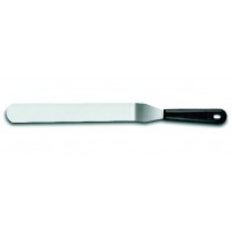 Palette spatule coudée, manche noir ABS surmoulé