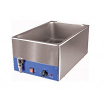 Bain marie professionnel Gn 1/1, en acier inoxydable