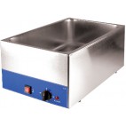 Bain marie professionnel Gn 1/1, en acier inoxydable