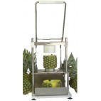 Machine à peler et étrogner l'ananas, levier double 