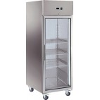 Armoire réfrigérée, positive, 1 porte pleine 650L, -2/+8°C, inox, L 740 x P 830 x H 2010 mm