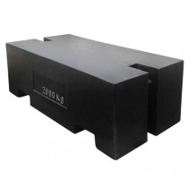 Poids de précision rectangulaire, en fonte, série M1 EN FONTE GRAND FORMAT