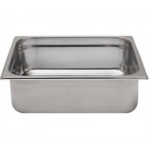 Bac inox cuisine gastronorme GN2/3 plein en inox aisi 304 Bac inox cuisine gastronorme GN2/3 plein en inox aisi 304