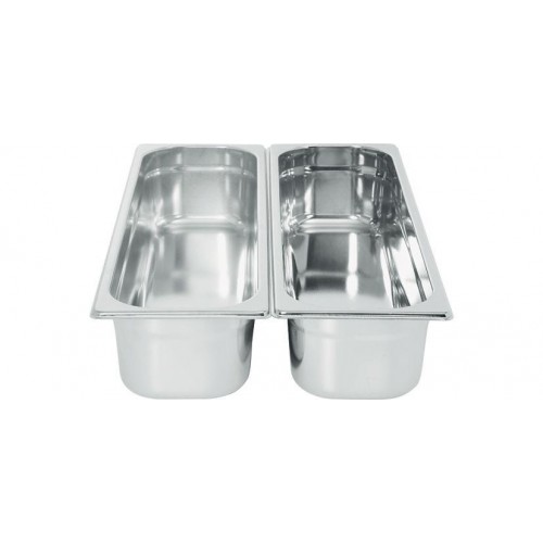 Bac inox cuisine gastronorme GN2/4 plein inox aisi 304 Bac inox cuisine gastronorme GN2/4 plein inox aisi 304