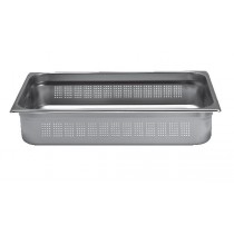 Bac inox cuisine gastronorme GN1/1, perforé , en inox aisi 304