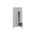 Armoire vestiaire gain de place (type L)