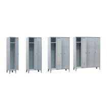 Armoires vestiaires industrie propre, profondeur 500  mm