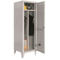 Armoire vestiaire industrie salissante, profondeur 500 mm