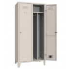 Armoire vestiaire industrie salissante, profondeur 500 mm