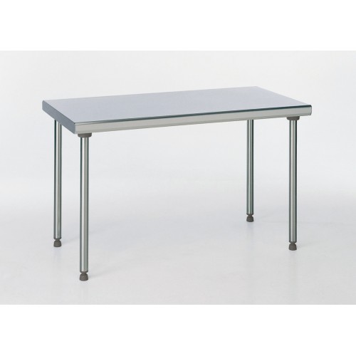 Table inox TS 15N démontable sur piétement centrale pieds ronds largeur 800 mm Table inox TS 15N démontable sur piétement centrale pieds ronds largeur 800 mm