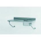 Table du chef suspendue TS 15N sans robinet largeur 700 mm bac à droite