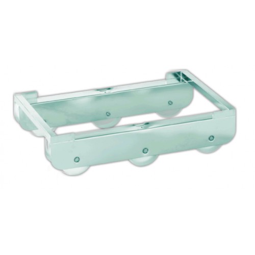 Chariots de transport Roule-bac 6 roues de 350 Kg en inox Chariots de transport Roule-bac 6 roues de 350 Kg en inox