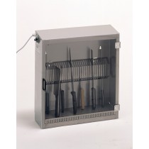 Armoire de stérilisation, 25 couteaux, 1 porte avec grille en tôle découpée