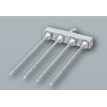 Ensemble 4 aiguilles en ligne 150 x Ø 4 mm pour pompe à saumure