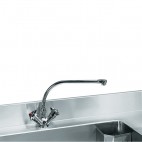 Robinetterie cuisine mélangeuse 1/4 tour chavonnet 5640 T3, débit 45 l/mn