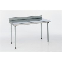 Table Inox Adossée, Profondeur 600 mm hauteur spécifique H 720 mm