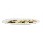 Plat creux en mélamine, bords larges, profondeur 285 mm 