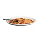 Plat creux en mélamine, bords roulés, profondeur 360 mm