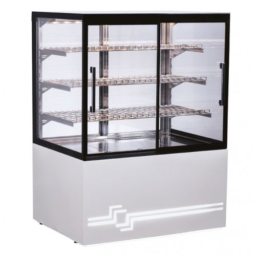 Vitrine chauffante map cube hot service en inox aisi 304 Vitrine chauffante map cube hot service en inox aisi 304