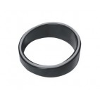 Réhausse noire cylindrique pour plats en mélamine Ø 109 x H 50 mm