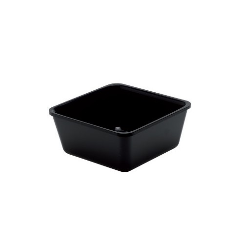 Plateau cuisine plexi noir carré 180 x 180 mm