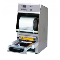 Conditionnement et emballage, operculeuse barquette multiform 3, automatique avec tiroir coulissant