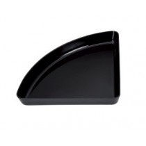 Plateau en plexiglas 1/4 de rond pour présentoir L 280 x P 280 x H 40 mm