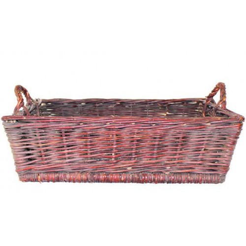 Panier à huîtres osier brut avec 2 poignées Panier à huîtres osier brut avec 2 poignées