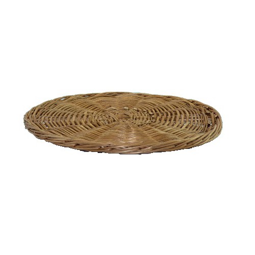 Clayette osier ronde sans rebord et sans poignées Clayette osier ronde sans rebord et sans poignées