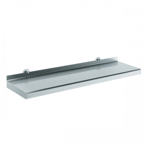 Etagère murale à plateau inox largeur 400 mm Etagère murale à plateau inox largeur 400 mm