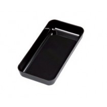 Plateau noir en ABS pour vitrine profondeur 700 mm, repère G1
