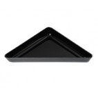 Bac triangulaire pour vitrine profondeur 700 mm, en ABS