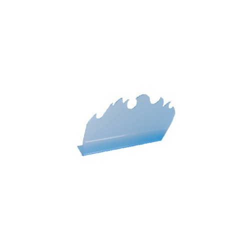 Séparateur en forme de vague bleu translucide 750×85×320 mm pour vitrine réfrigérée Séparateur en forme de vague bleu translucide 750×85×320 mm pour vitrine réfrigérée