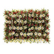 Barrette pour vitrine (boite de 12), panaché de fleurs, longueur 250 mm
