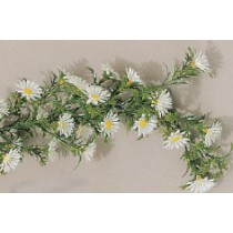 Guirlande pour vitrine, marguerites, longueur 2700 mm