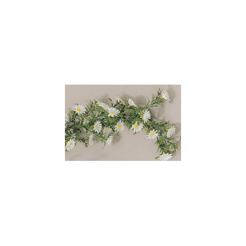 Guirlande pour vitrine marguerites longueur 2700 mm Guirlande pour vitrine marguerites longueur 2700 mm