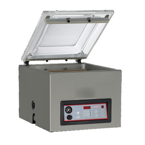 Machine sous vide inox 21 m3/h L 525 x P 480 x H 450 mm Machine sous vide inox 21 m3/h L 525 x P 480 x H 450 mm