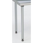 2 pieds supplémentaires centraux pour table inox