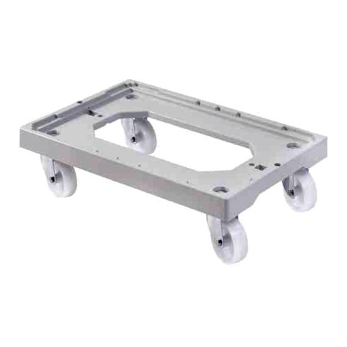 Socle roulant ABS gris pour manne à pain Socle roulant ABS gris pour manne à pain