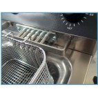 Friteuse électrique à poser, 2 bacs, 2 x 12 L