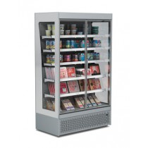 Vitrine murale, négative, -1/ +4 °C, Slim SGD 190, L 1886 x l 645 x H 2050 mm