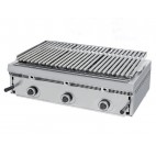 Grill à pierres de lave réglables, L 900 x P 550 x H 250 mm, 70 Kg