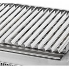 Grill à pierres de lave réglables, L 600 x P 550 x H 250 mm, 50 Kg
