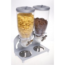 Distributeur d'aliments secs, gamme Standard petit déjeuner, double, 2 x 3.5 L