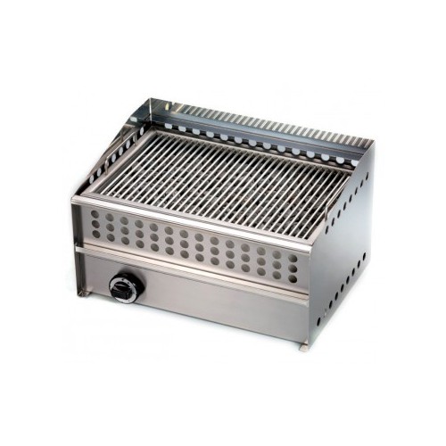 Wood steak grill gaz, L 550 x P 400 x H 300 mm, 25 Kg Wood steak grill gaz, L 550 x P 400 x H 300 mm, 25 Kg