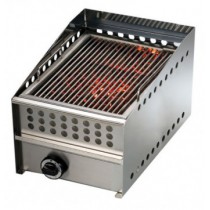 Wood steak  grill gaz, L 400 x P 550 x H 330 mm, 25 Kg